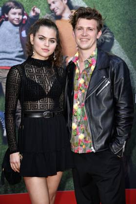 Lilly Wiedemann and Lennart Betzgen at the premiere of the movie ...