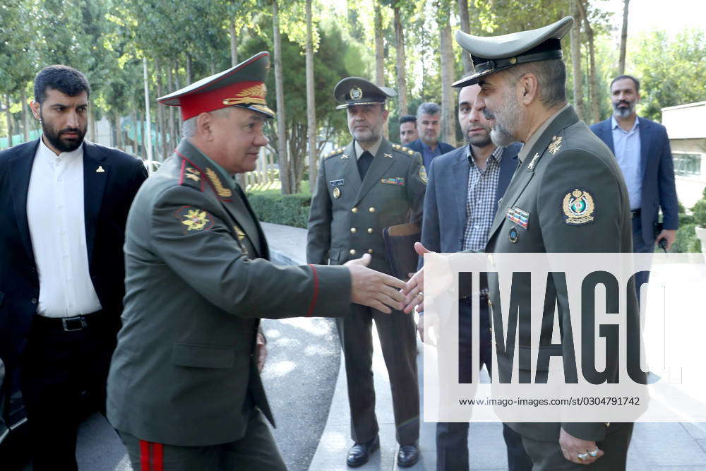 September 20, 2023, Tehran, Iran: Russian Defense Minister SERGEI ...