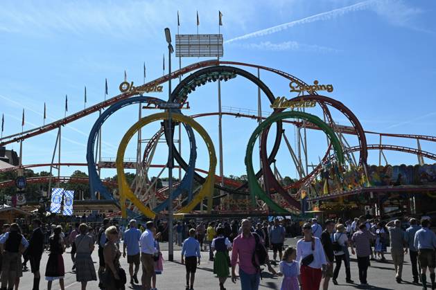 Munich, Oktoberfest 2023, Wiesn, folk festival on the Theresienwiese ...