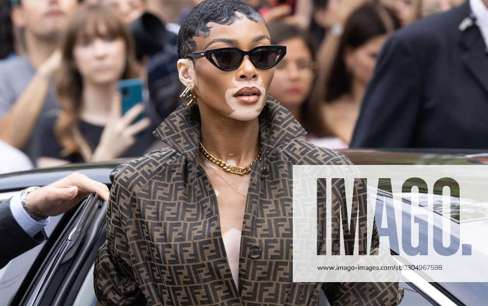 News - Fendi - Celebrity - Milan Fashion Week - Womenswear Spring Summer  2024 Winnie Harlow attends