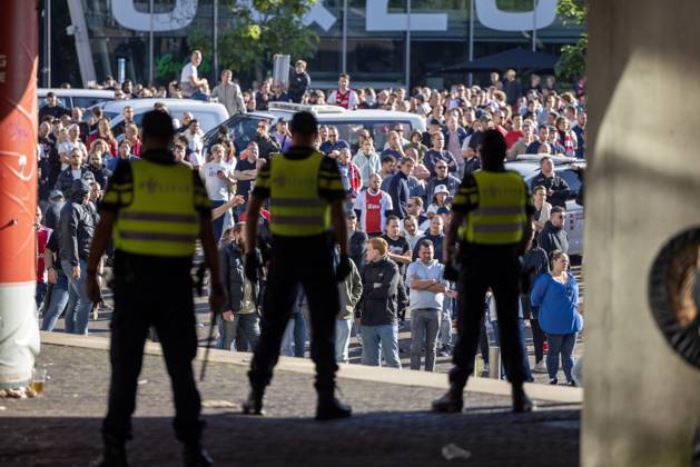 AMSTERDAM - Riots after the Dutch premier league match between Ajax and ...