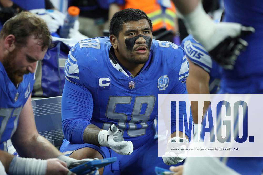 Detroit Lions Offensive Tackle Penei Sewell Editorial Stock Photo