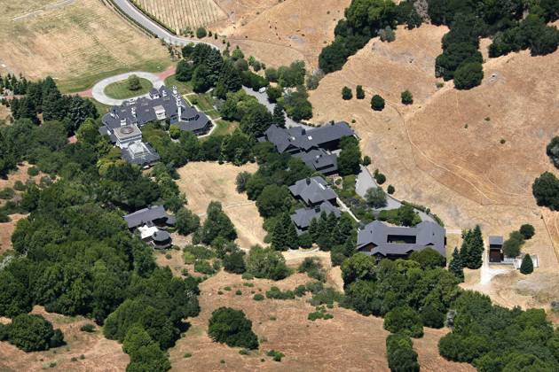 Skywalker Ranch Collapse Aerial views of Skywalker Ranch in Northern California 16001, MARIN ...