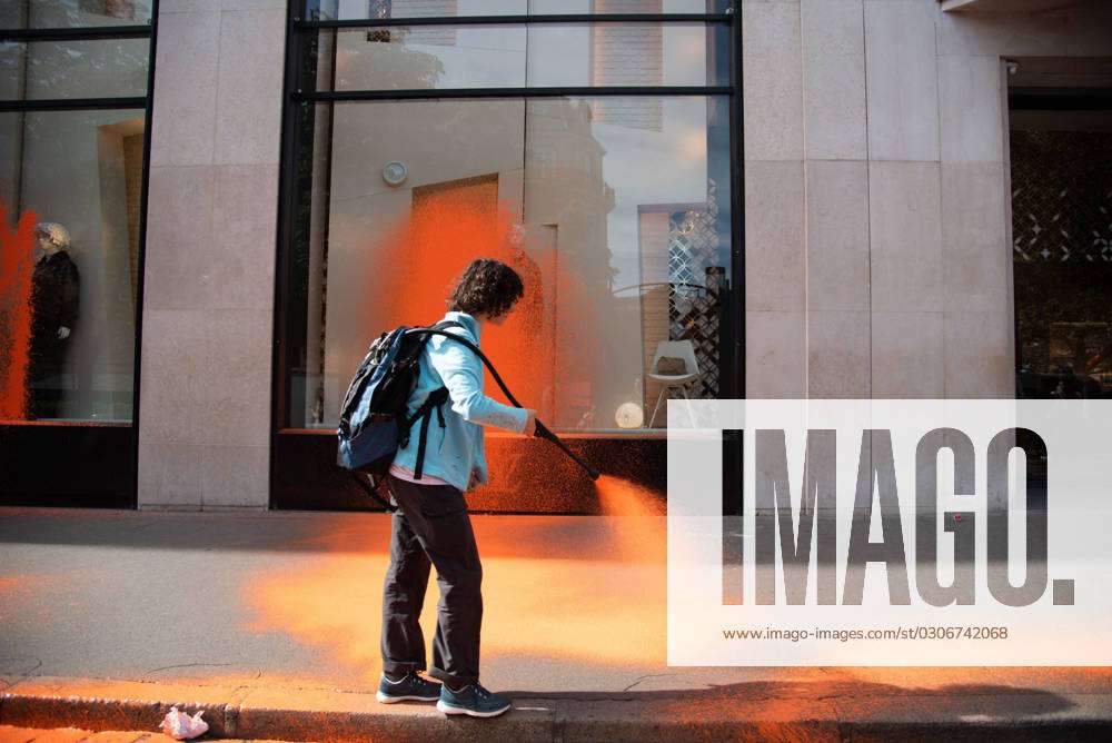 Louis Vuitton Paints Boarded up Windows Orange, in Dystopian Twist