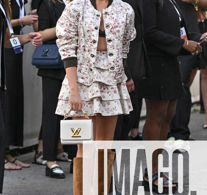 PFW Louis Vuitton Arrivals Alicia Vikander attending the Louis