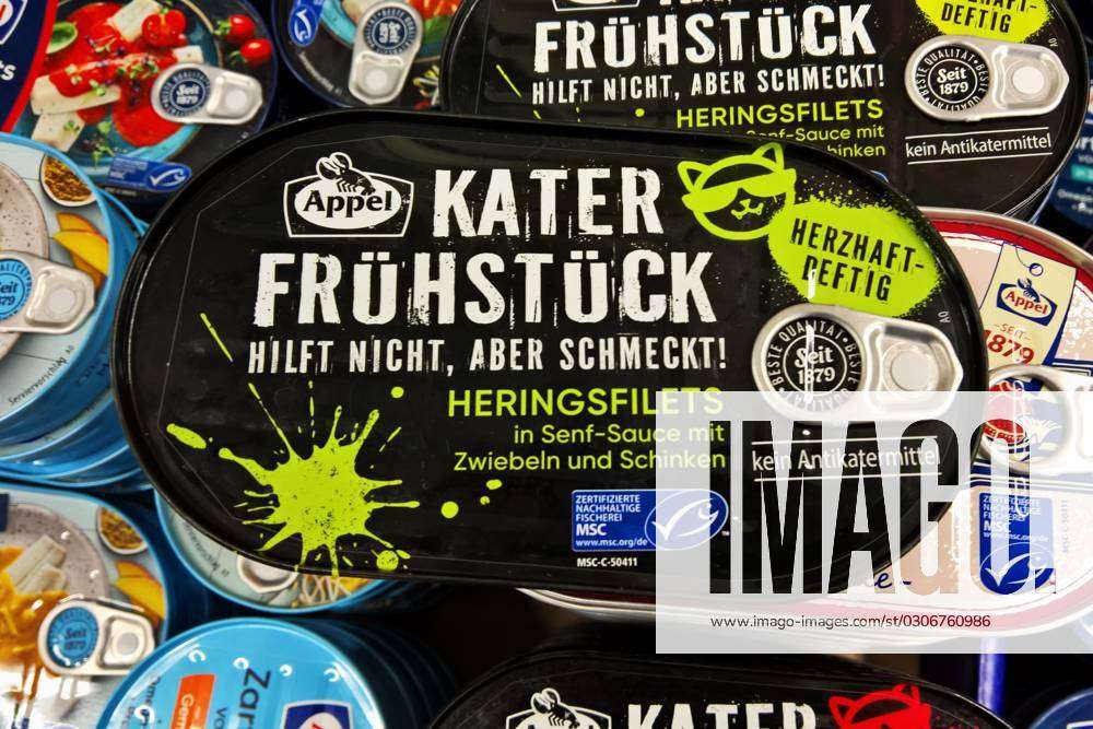 Appel Fisch, is Food Frühstück fish that Maris a Kater canned Fischkonserve manufacturer of GmbH