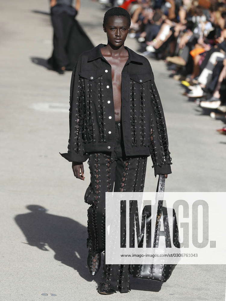 A model walks the runway during the Louis Vuitton Ready to Wear