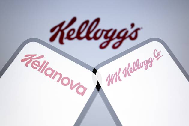 October 2, 2023, Asuncion, Paraguay: Kellanova and WK Kellogg Co logos ...