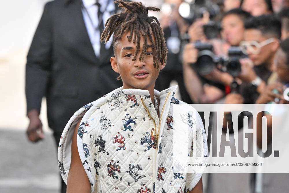 Jaden Smith attending the photocall held before the Louis Vuitton