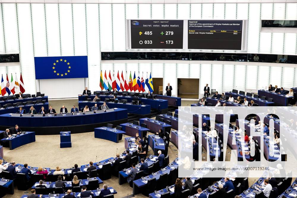 STRASBOURG - The European Parliament During The Vote On The Appointment ...