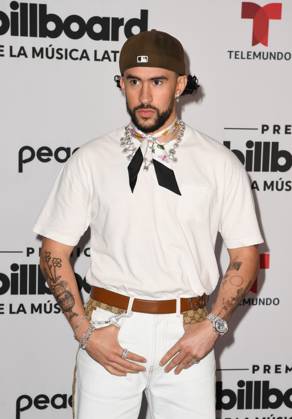 CORAL GABLES, FL - OCTOBER 5: Bad Bunny at the 2023 Billboard Latin ...