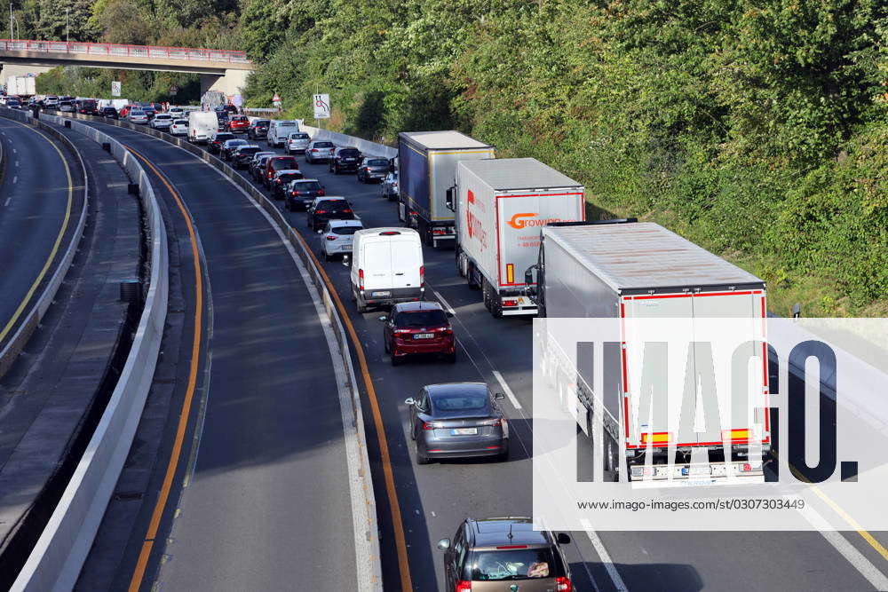 Traffic on the A52 Road traffic and congestion on the busy A52 in the ...