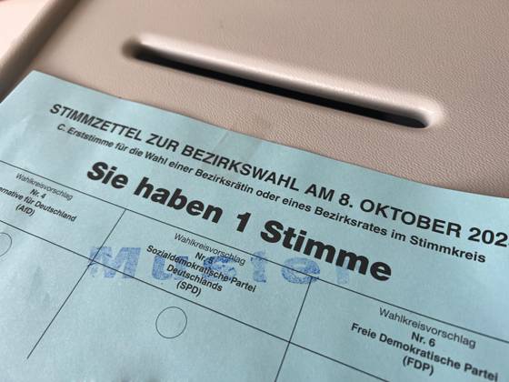 Nuremberg Germany 06 October 2023 Topic Images Icon Images Ballot Box 