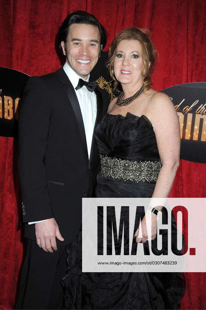 End of the Rainbow Broadway Opening Night Party actor Tom Pelphrey and his mother Laurie Pelphrey