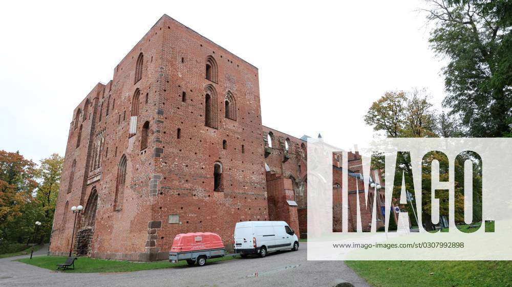 11.10.2023, Tartu. Tartu Cathedral (Toomkirik) was formerly a Catholic ...