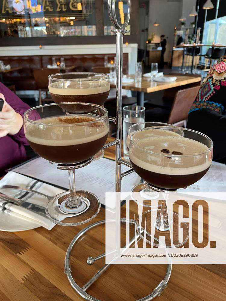 Syndication Democrat and Chronicle An espresso martini flight from