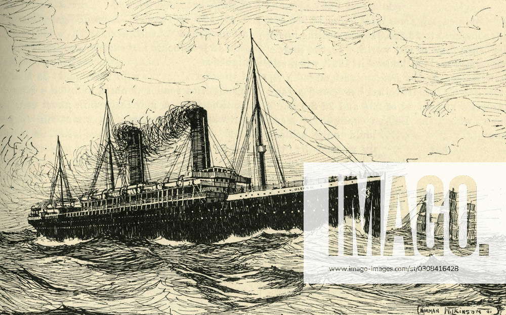 The R.M.S. Oceanic , 1901. RMS Oceanic was a transatlantic ocean liner ...