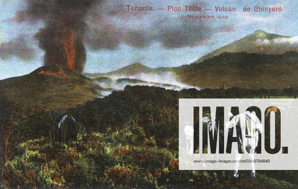 Eruption of Mount Teide, Tenerife, Canary Islands Eruption of Mount ...