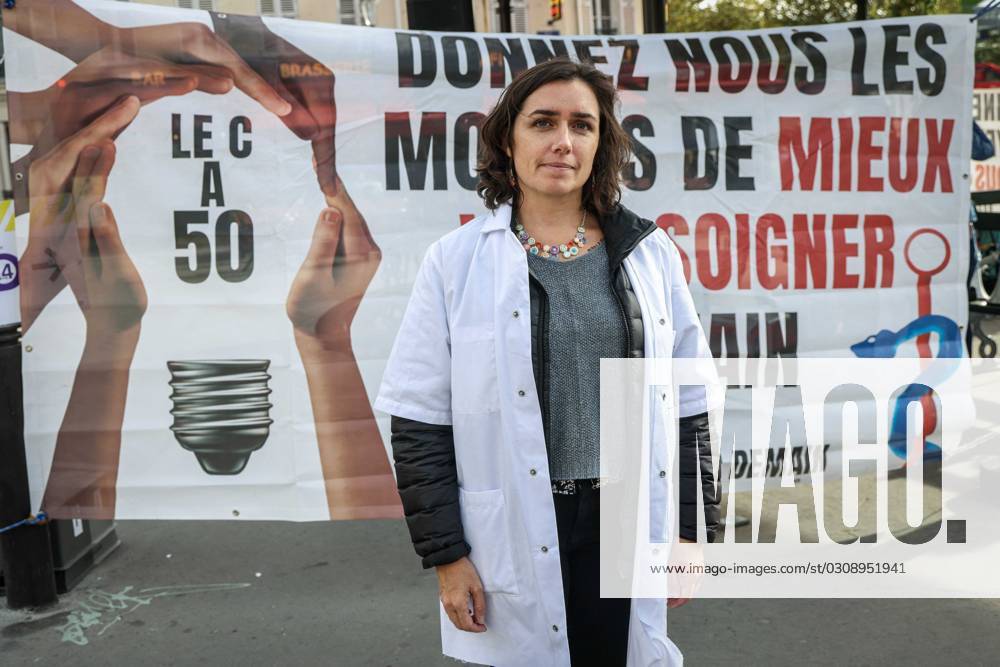 Paris France Le 17 Octobre 2023 Manifestation Des Medecins Liberaux En Greve Nationale Depuis 