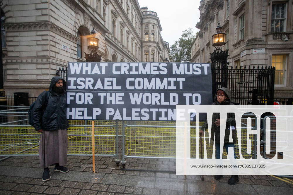 October 18, 2023, London, England, United Kingdom: Protesters Gathered ...