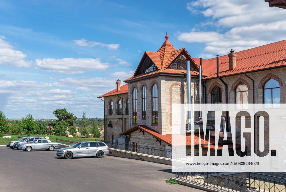 Bender, Moldova 06.09.2021. Alexander Nevsky Park and Tighina Fortress ...