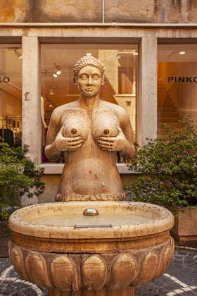 The Fountain of Tits, Fighting Against Drought Stock Image - Image of  water, fight: 83157465