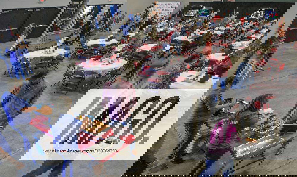 Syndication The Greenville News People line up for Brunswick Stew