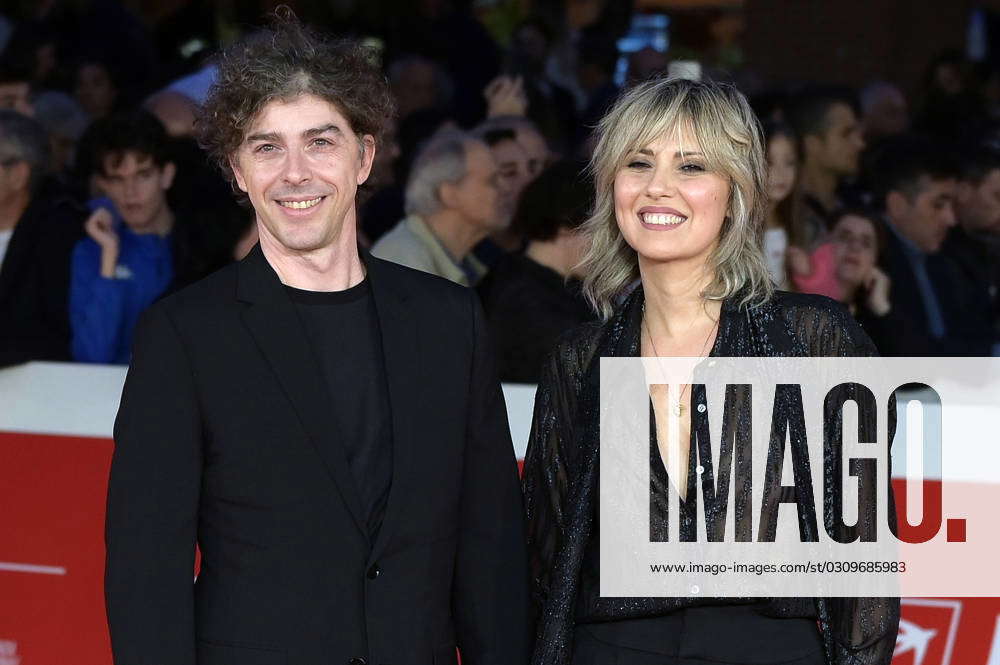 Michele Riondino with wife Eva Nestori at the premiere of the