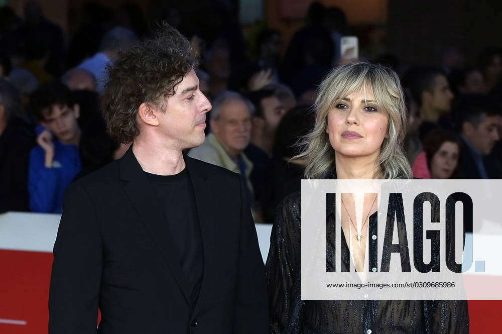 Michele Riondino with wife Eva Nestori at the premiere of the