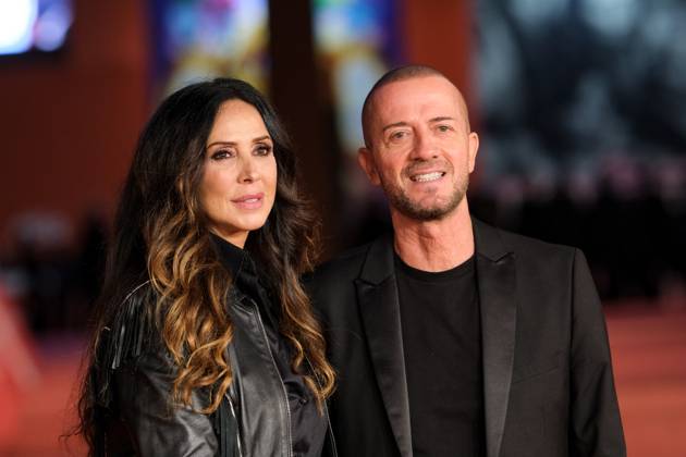 Rome, Italy: Gabriella Labate and Raffaele Riefoli, aka Raf, attend the red  carpet for A La
