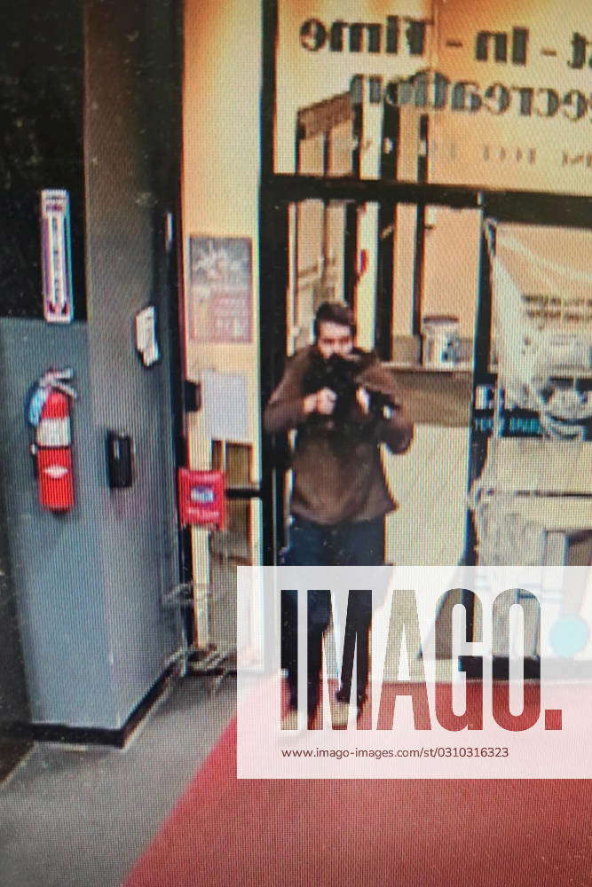 Robert Card, 40, seen here in a frame grab from surveillance footage