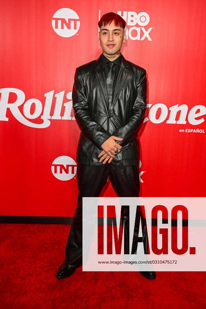 Argentine rapper Tiago PZK poses on the red carpet at the first edition ...