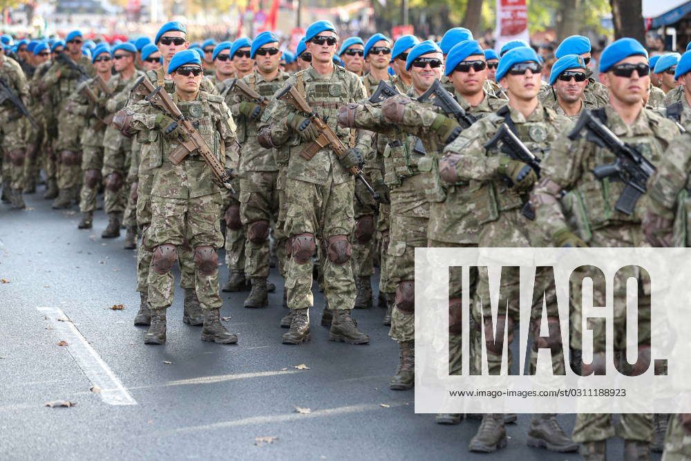 October 29, 2023, Ankara, Turkey: Commando units of the Turkish armed ...