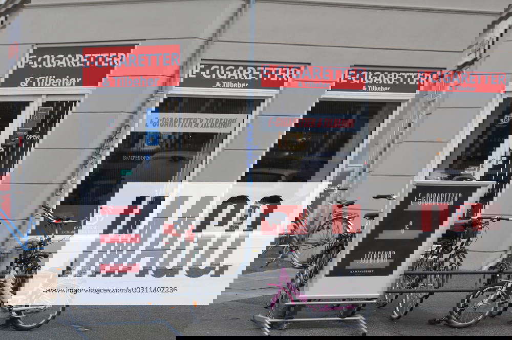 Copenhagen, Denmark 30 October. 2023 . Ecigarette and eaccesories