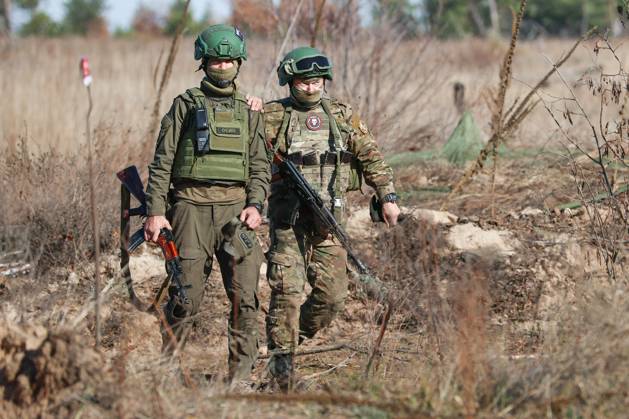 RUSSIA - OCTOBER 30, 2023: A former PMC Wagner fighter serving with ...