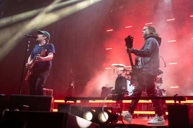 Fall Out Boy Performing in London Rock band Fall Out Boy performing at ...