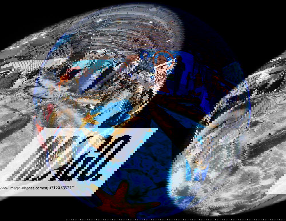 RUSSIA, MOSCOW - NOVEMBER 4, 2023: People attend the opening of the