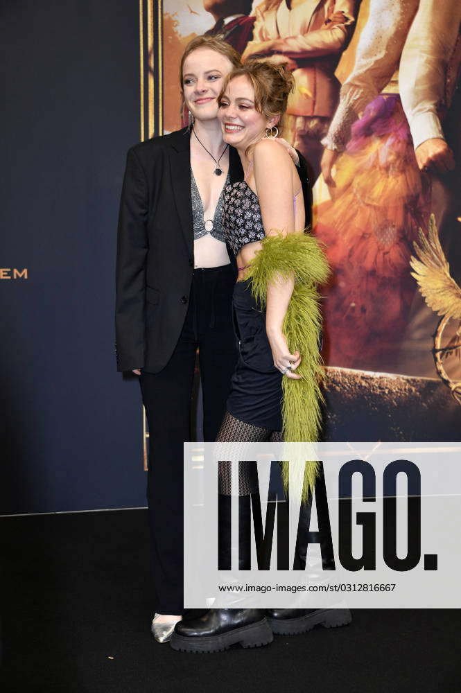 Luna Kuse and Athena Strates at the premiere of the movie The Tribute