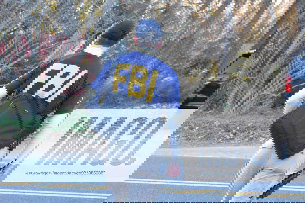 November 8, 2023, Helmetta, New Jersey, United States FBI searches and