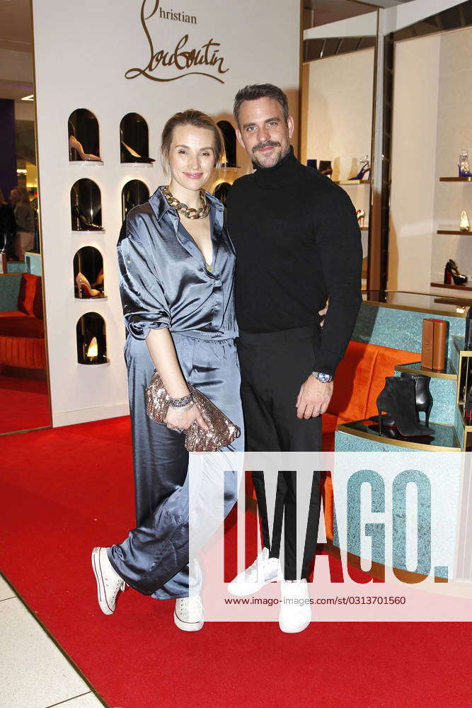Anna Hofbauer and Marc Barthel at the Gala Christmas Shopping Night on