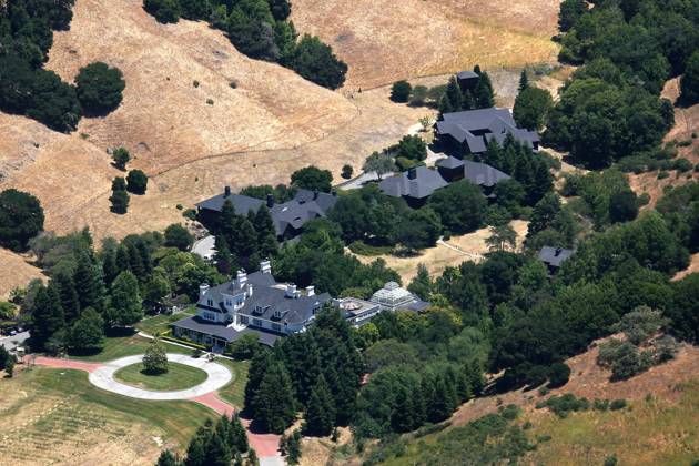 Aerial views of Skywalker Ranch in Northern California 16001, MARIN ...