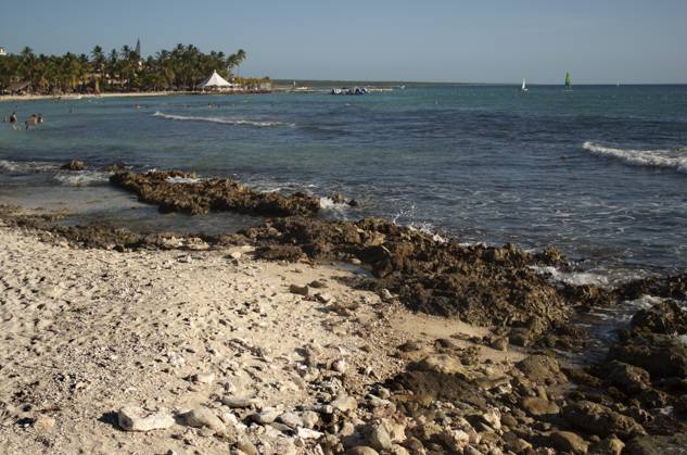 View of the Dominicus coast in the Dominican Republic View of the ...