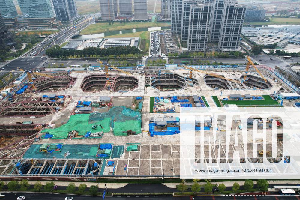 SKP Construction Site in Hangzhou HANGZHOU, CHINA - NOVEMBER 13, 2023 ...