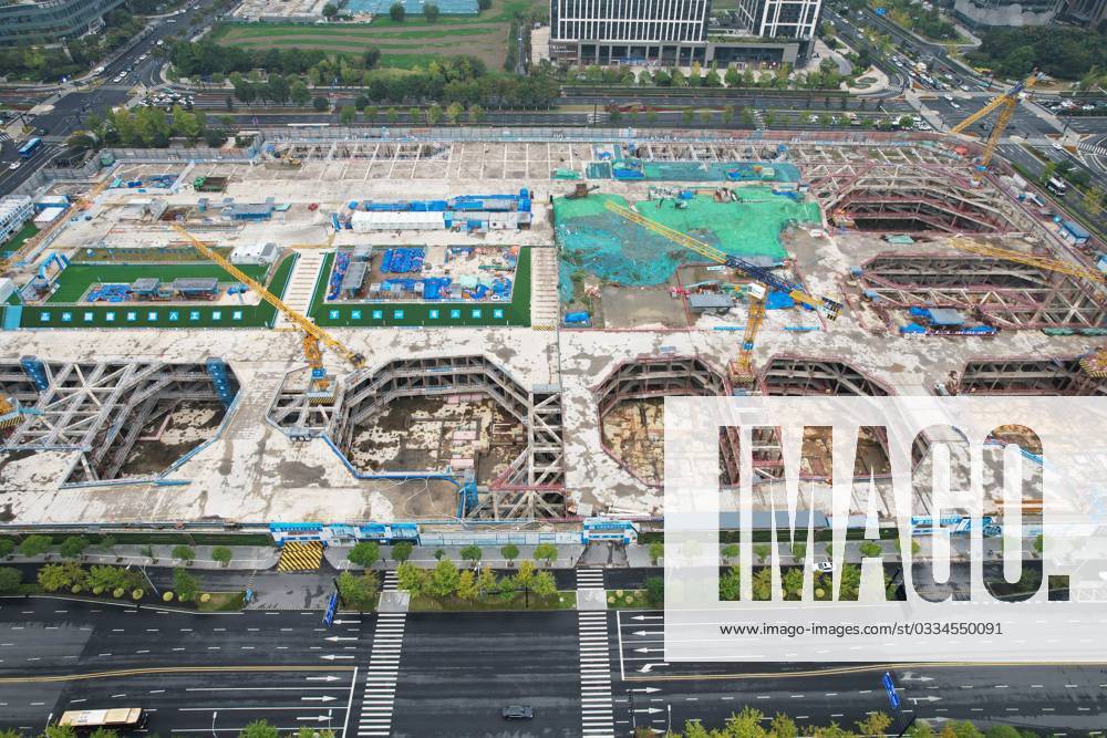 SKP Construction Site in Hangzhou HANGZHOU, CHINA - NOVEMBER 13, 2023 ...