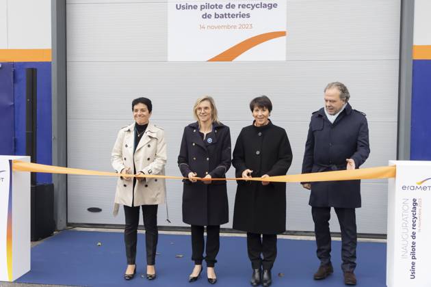 Trappes, France November 14, 2023 - Inauguration of the electric ...