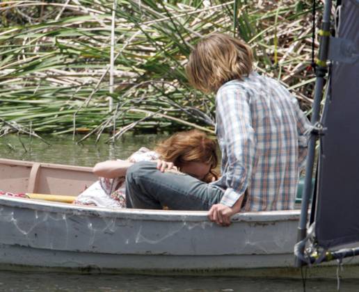 Actress Lindsay Lohan shooting scenes in her sexiest role ever for the  movie Georgia Rule