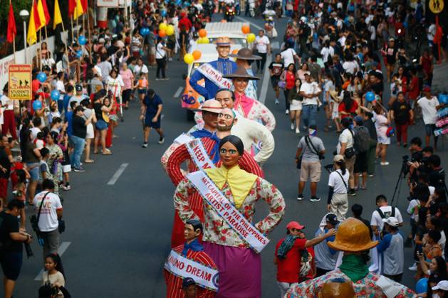 Angono, Rizal, Philippines: Papier-mache giants line up on the streets ...