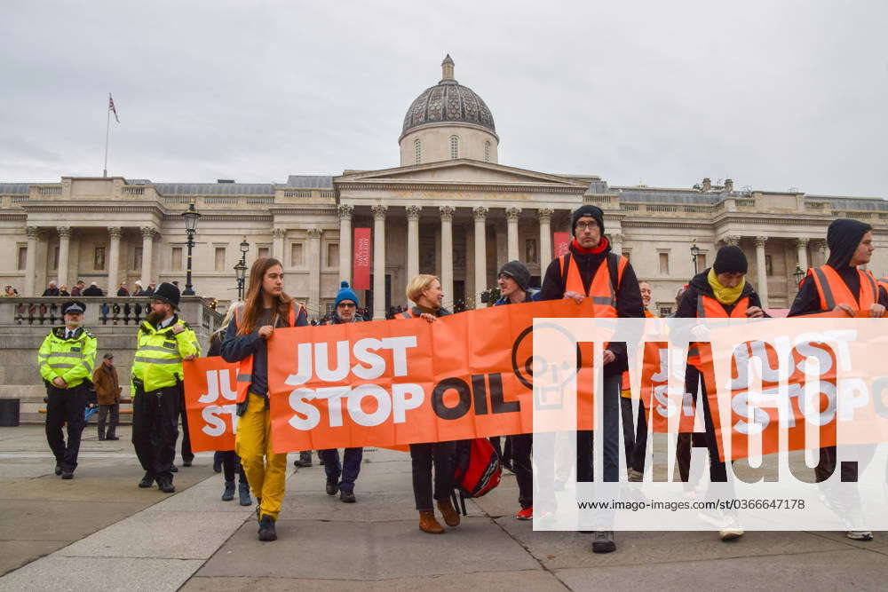 November 22, 2023, London, England, UK: Just Stop Oil Activists Gather ...