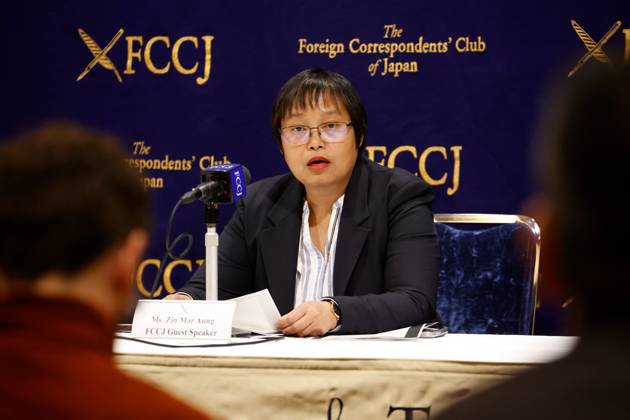 November 24, 2023, Tokyo, Japan NUG s Foreign Minister Zin Mar Aung