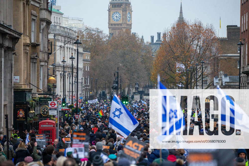 November 26, 2023, London, England, United Kingdom: Tens Of Thousands ...